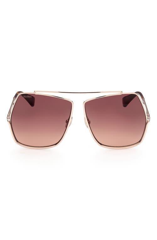 Max Mara 64mm Geometric Sunglasses Product Image