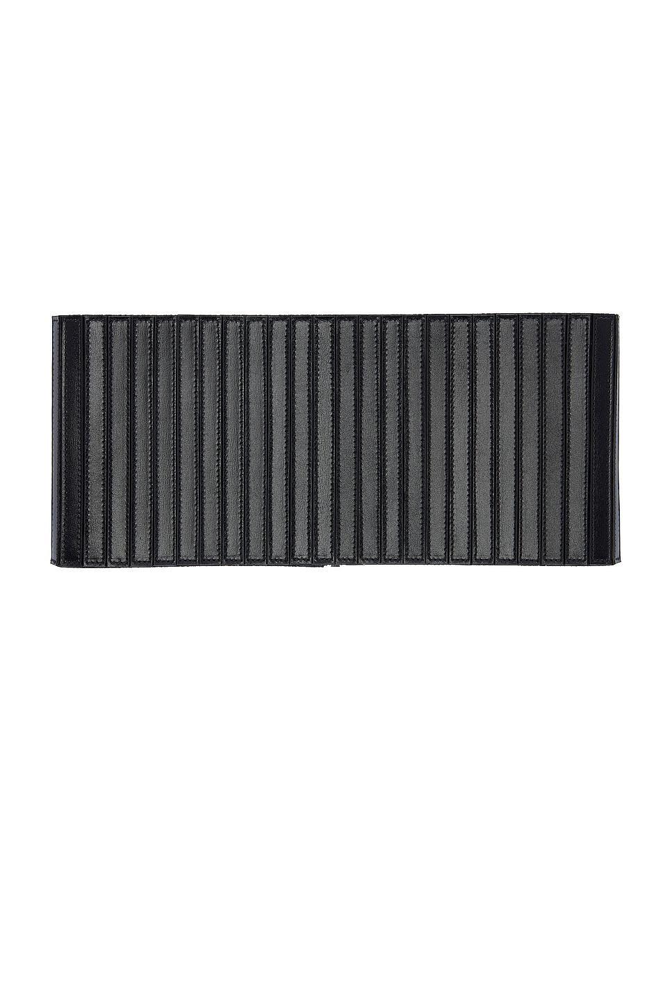 ALAÏA Striped Corset Belt Black. (also in 65, 70, 80). Product Image