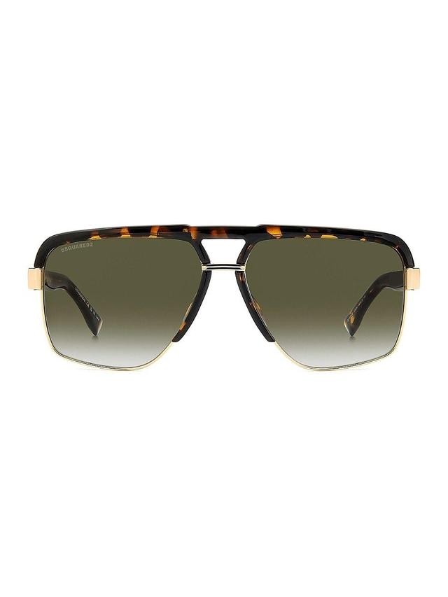 Mens 61MM Metal Sunglasses Product Image