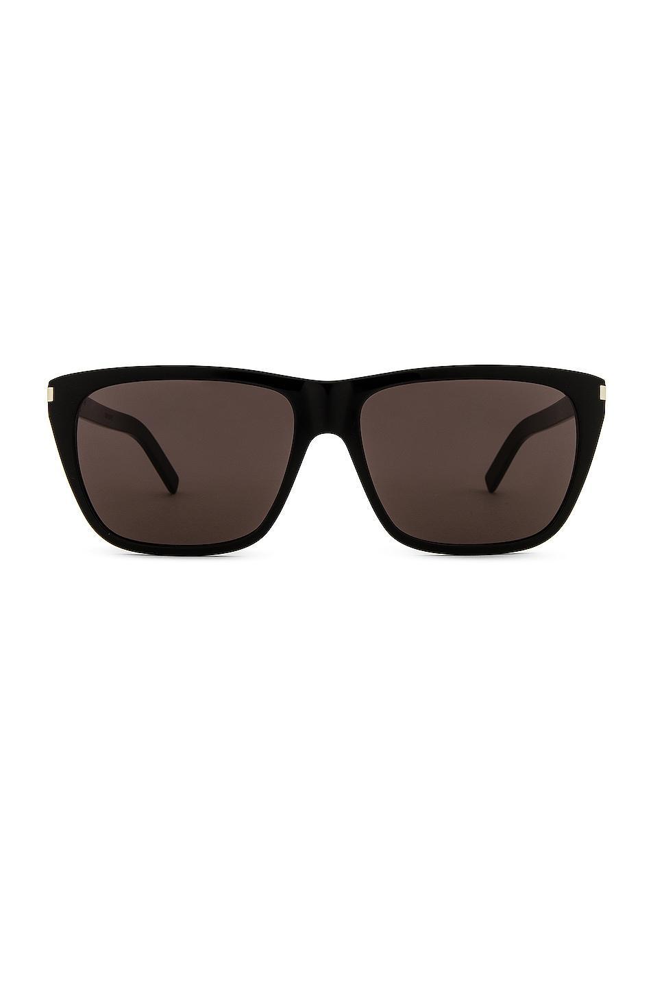 Saint Laurent 431 Slim Sunglasses in N/A - Black.. Product Image