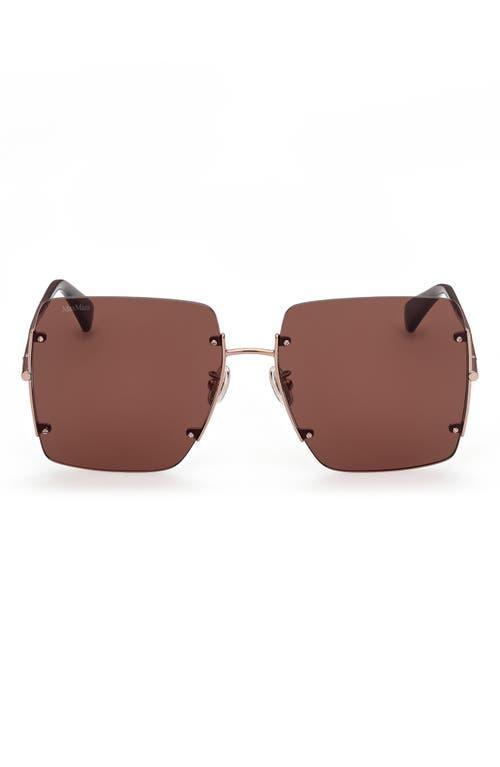 Max Mara 60mm Geometric Sunglasses Product Image