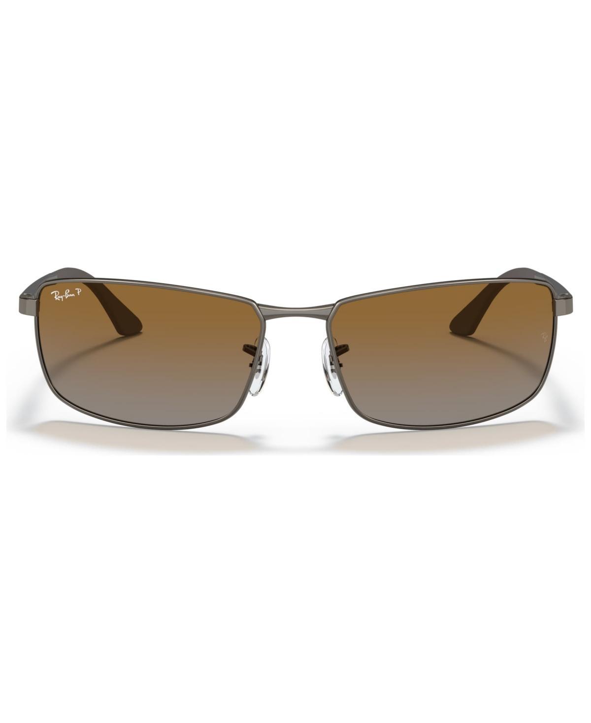 FERRAGAMO 60mm Gradient Rectangular Sunglasses Product Image