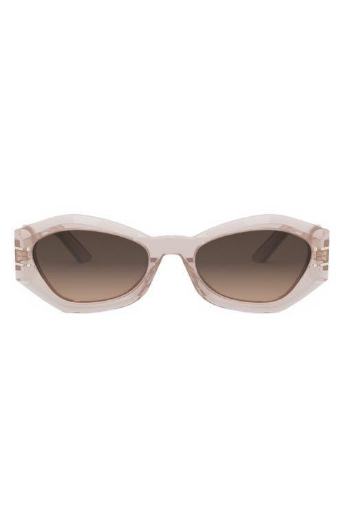 DiorSignature B1U 55mm Butterfly Sunglasses Product Image