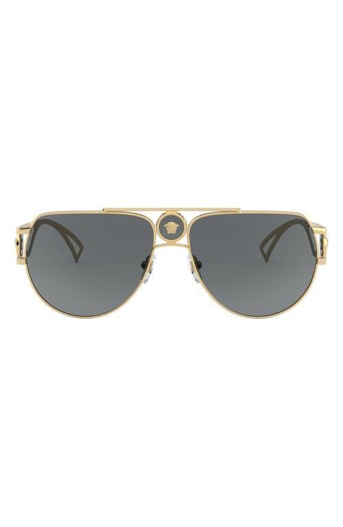 Medusa Cutout Metal Aviator Sunglasses Product Image