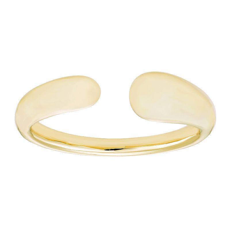 Boston Bay Diamonds 14k Gold Over Silver Open Bubble Bold Ring, Womens Yellow Product Image