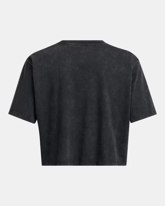 Women's UA Wash Logo Boxy Crop Short Sleeve Product Image