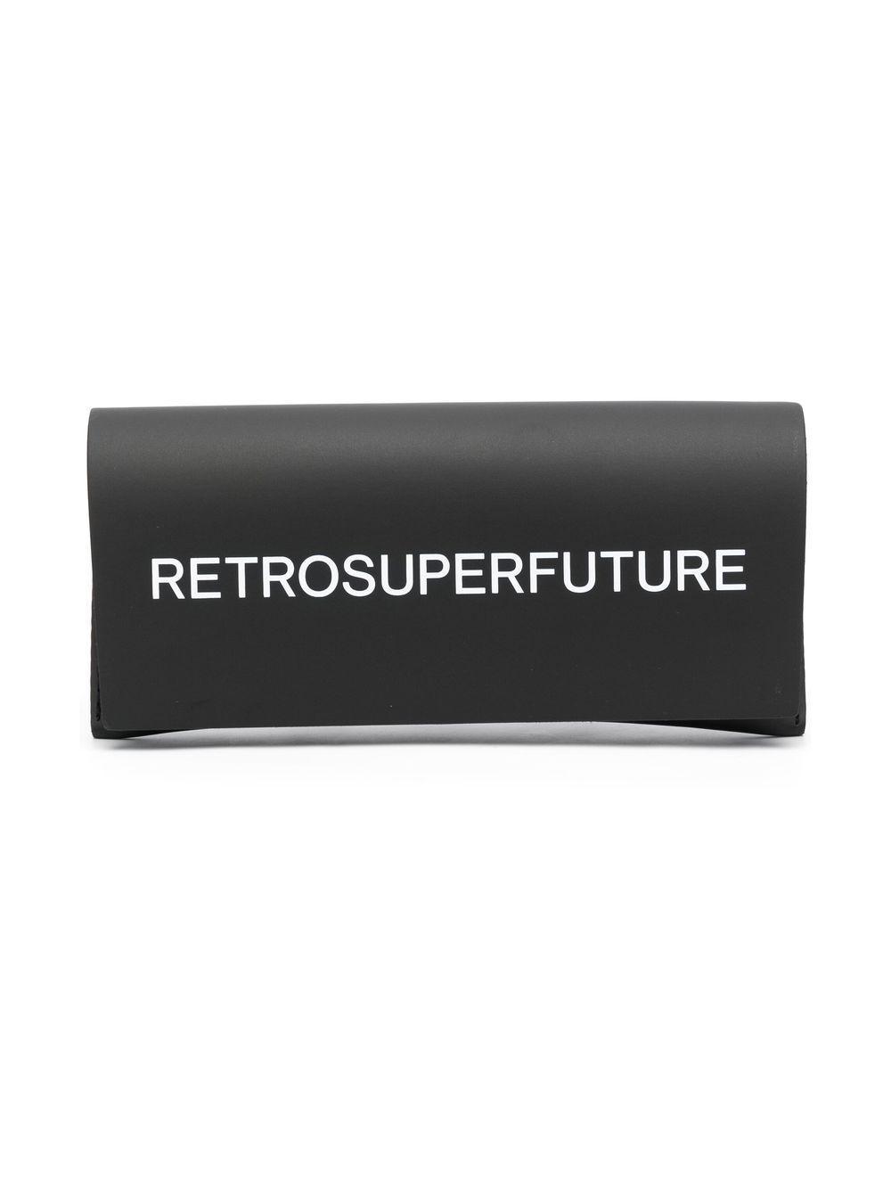 RETROSUPERFUTURE Round-frame Sunglasses In Schwarz Product Image