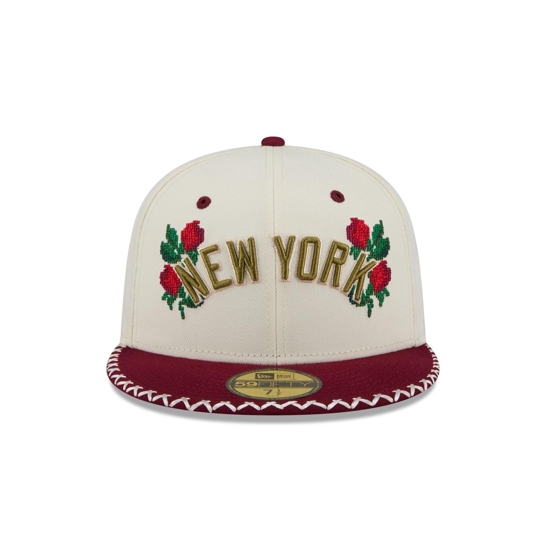 New York Yankees Novelty Stitch 59FIFTY Fitted Hat Male Product Image