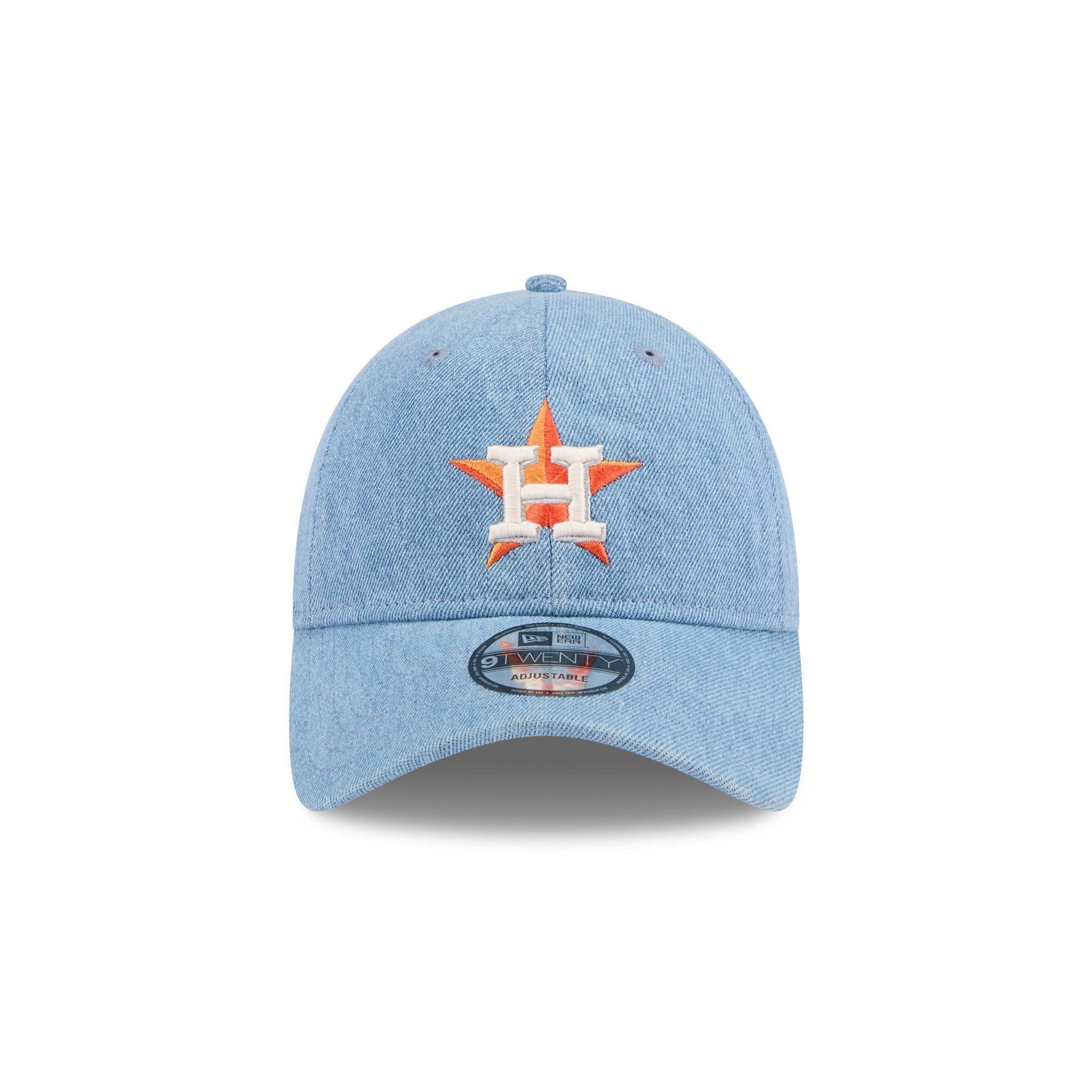 Houston Astros Washed Denim 9TWENTY Adjustable Hat Male Product Image