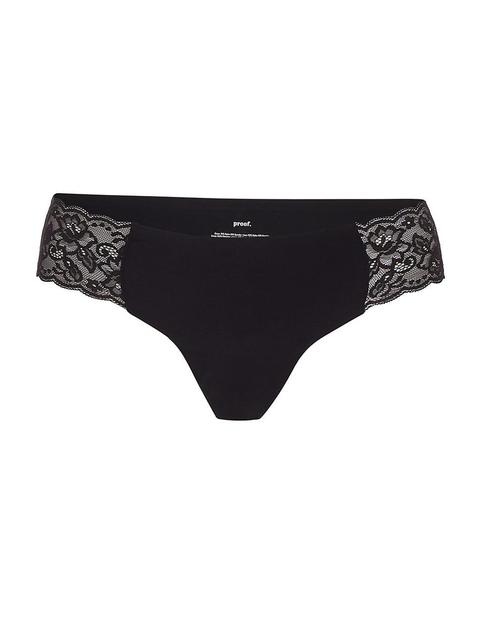 Womens Period & Leak-Proof Lace Cheeky Brief Product Image