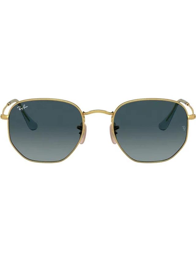 RAY BAN Rb3548n Hexagonal Sunglasses In Gold Product Image