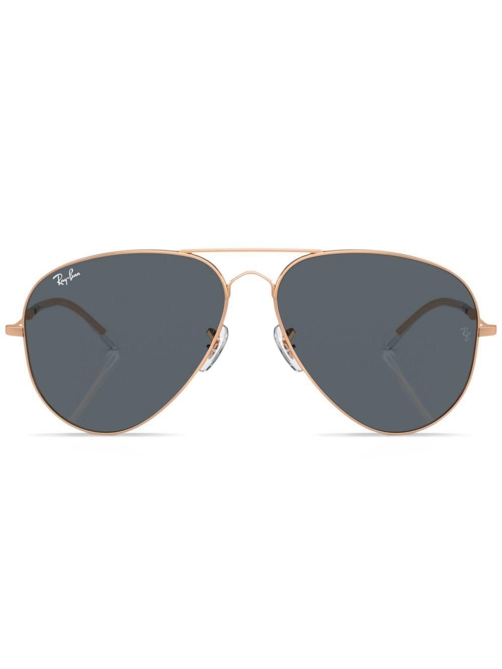 RAY BAN Unisex Sunglasses, Old Aviator Rb3825 In Rose Gold Product Image