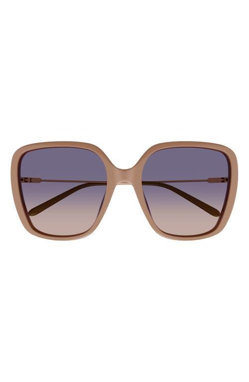 Chlo 57mm Rectangular Sunglasses Product Image