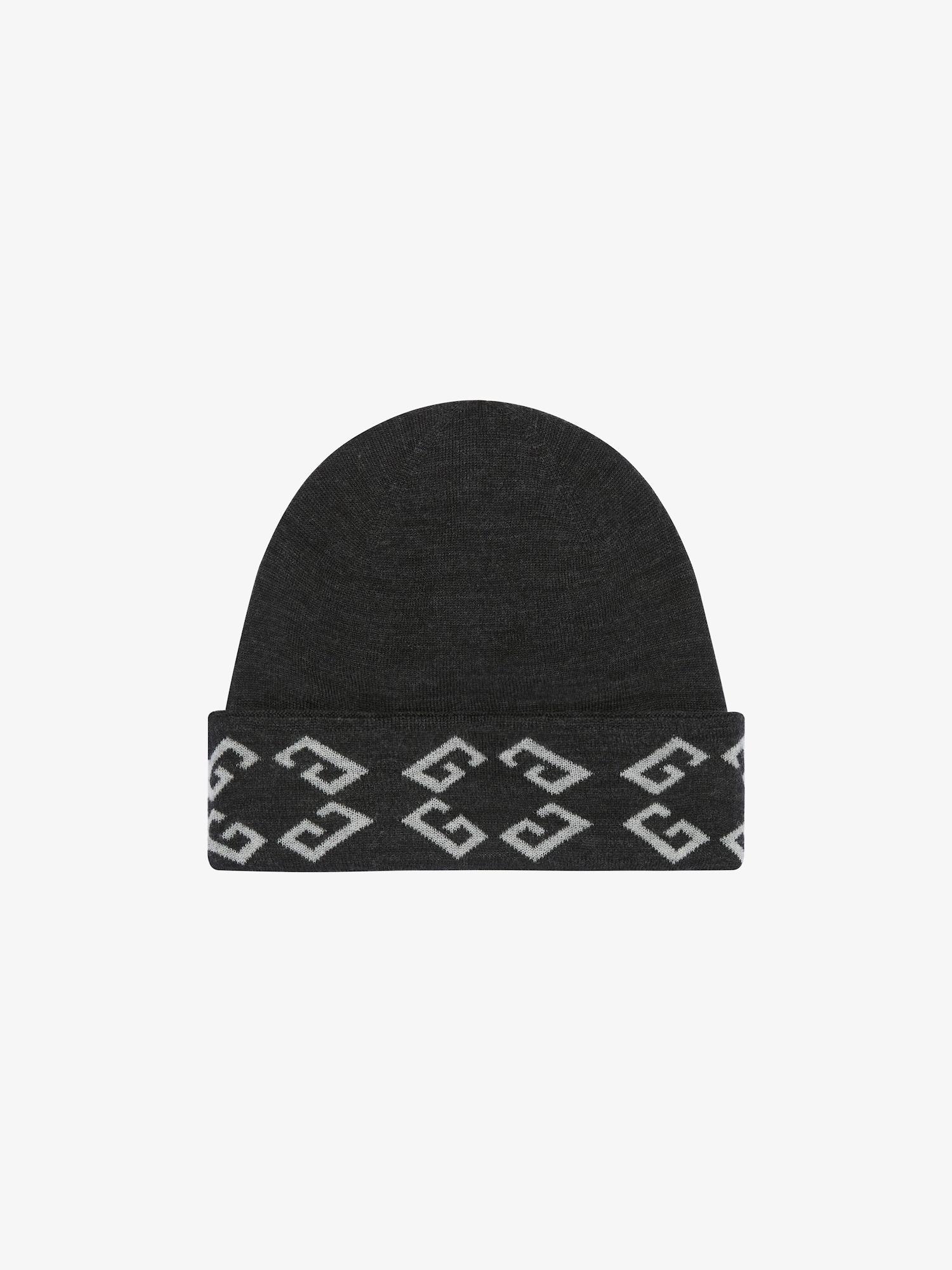 GIVENCHY monogram 72 double sided beanie in wool Product Image