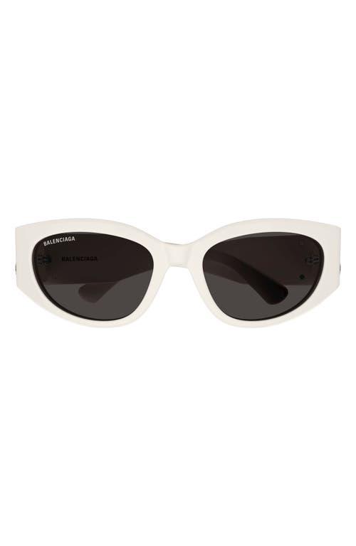 Balenciaga 55mm Round Sunglasses Product Image