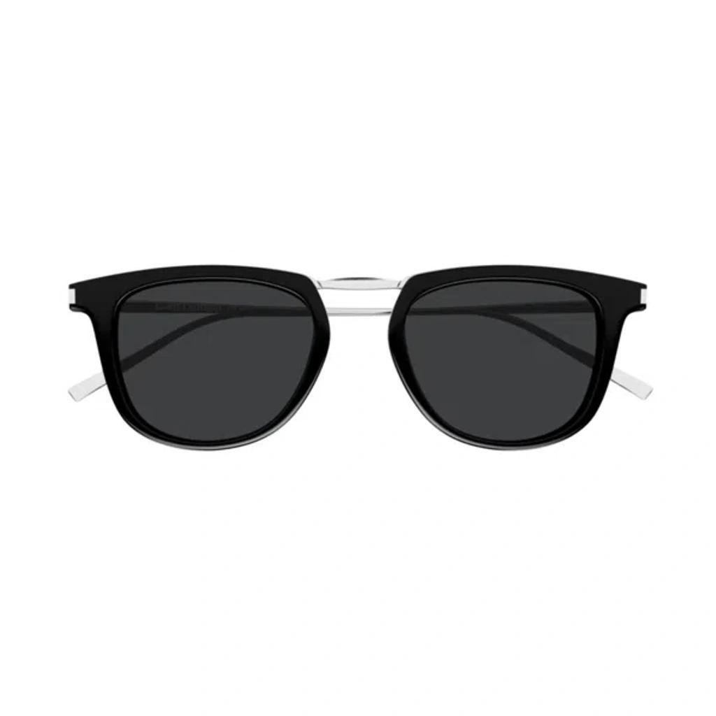 SAINT LAURENT Eyewear Square Frame Sunglasses In Black Product Image