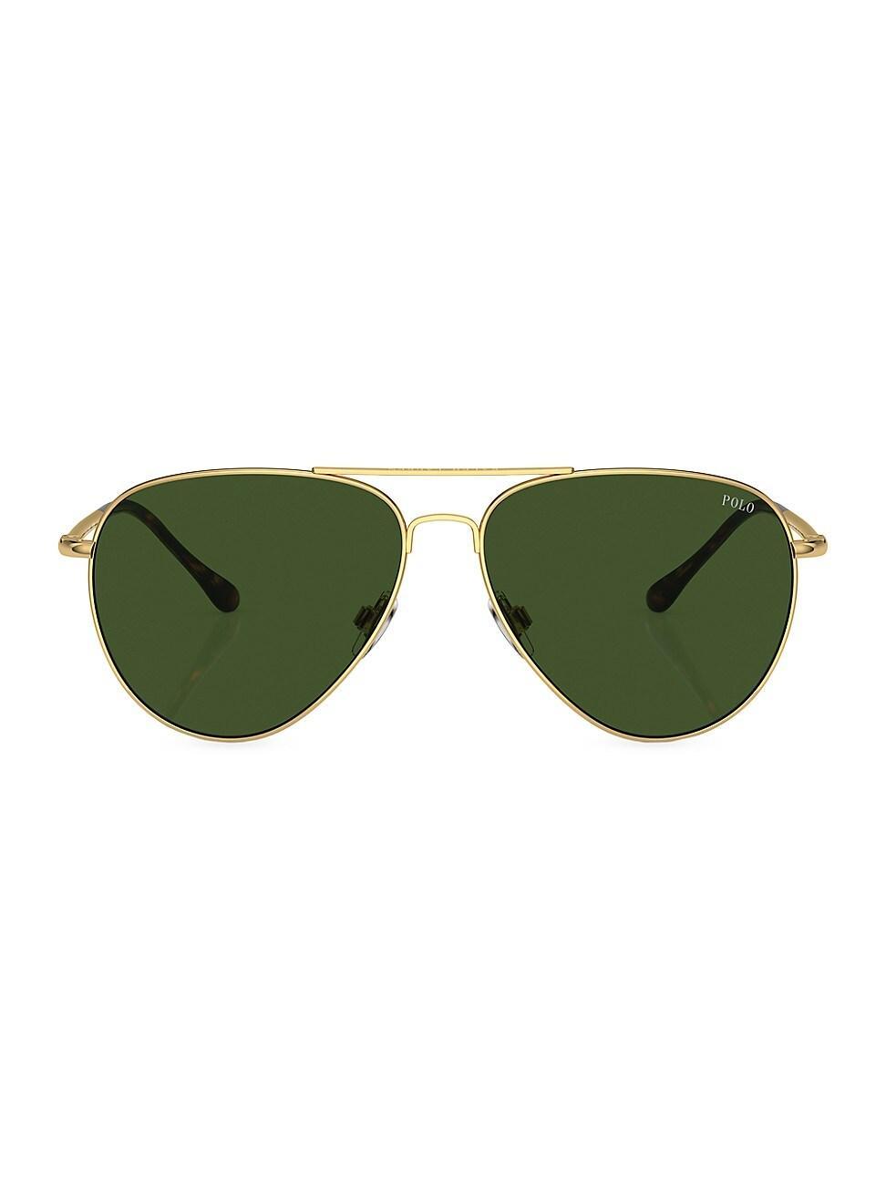 Mens 62MM Aviator Sunglasses Product Image