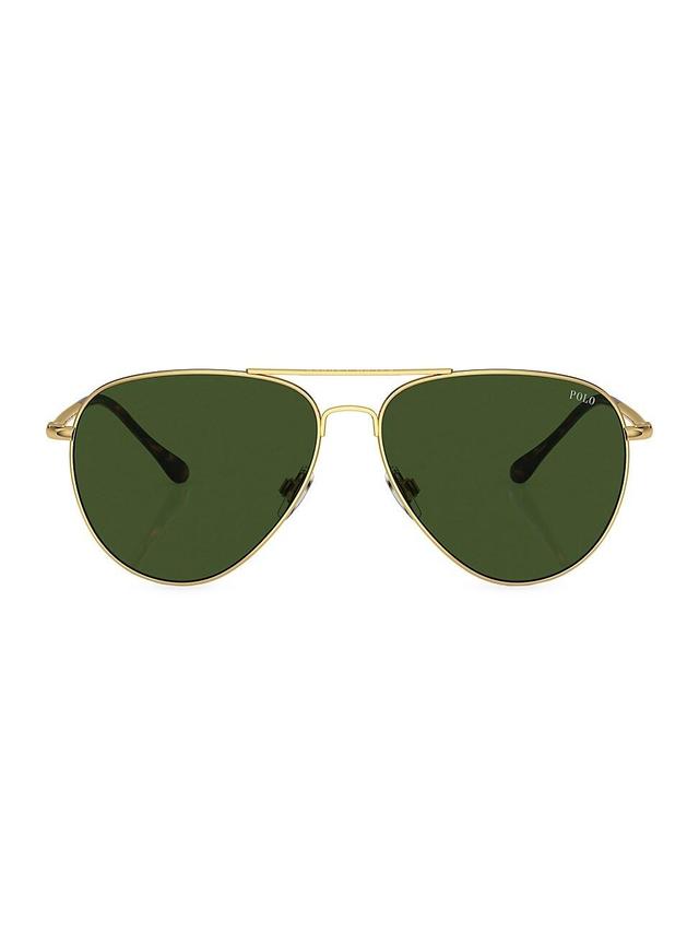 Mens 62MM Aviator Sunglasses Product Image