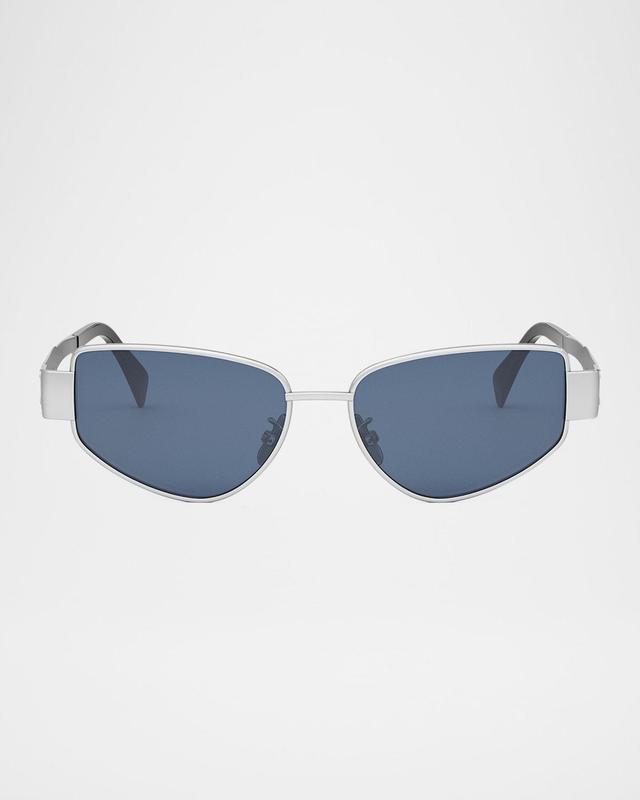 Men's Triomphe Metal Cat-Eye Sunglasses Product Image