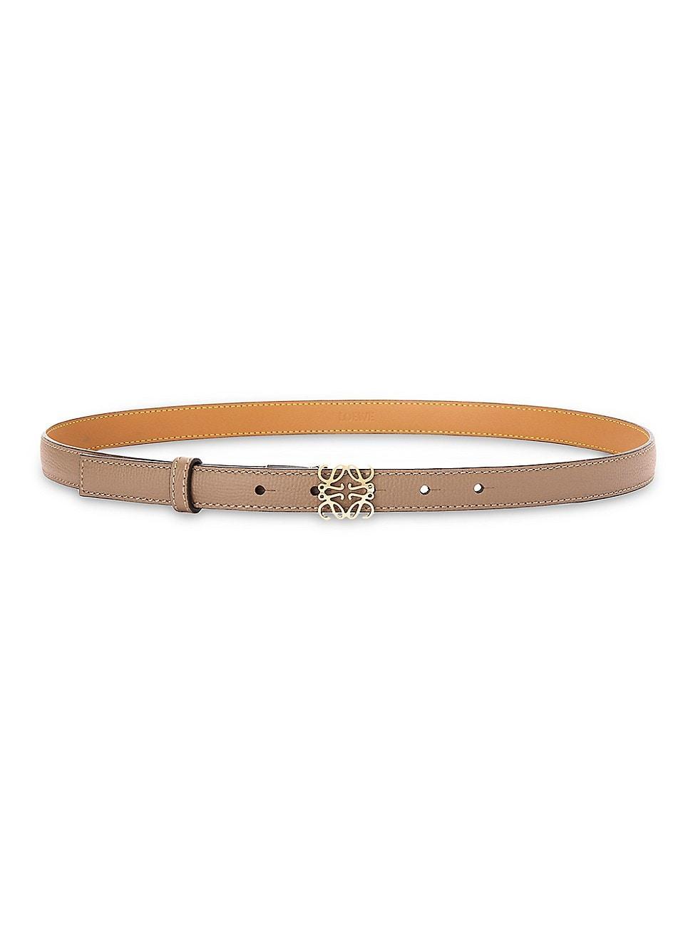 Womens Anagram Leather Belt Product Image