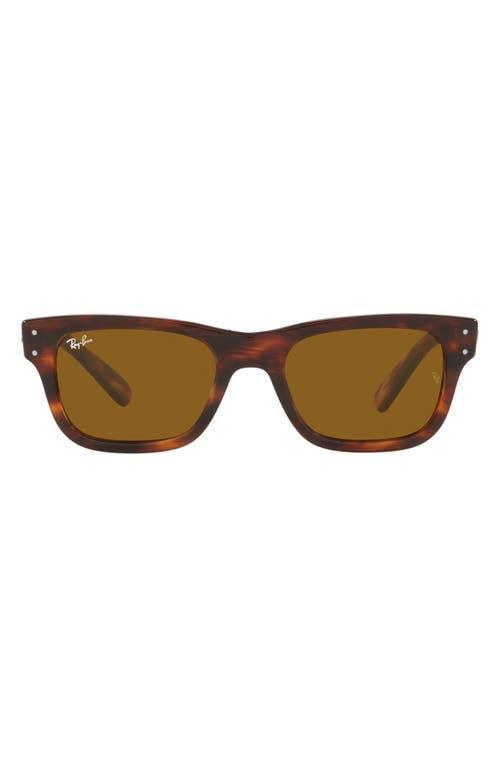 Ray-Ban Mr. Burbank 58mm Gradient Polarized Rectangular Sunglasses Product Image