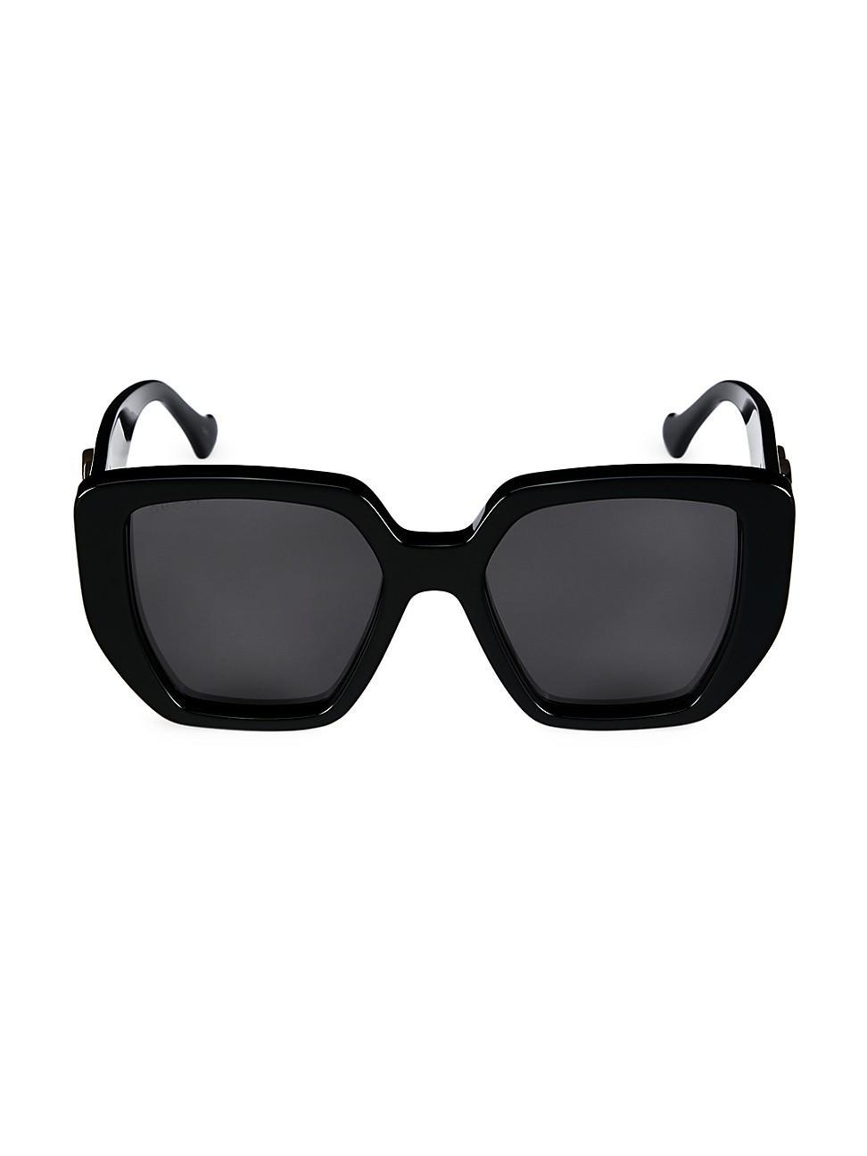 Womens Gucci Generation 54MM Oversized Rectangular Sunglasses Product Image