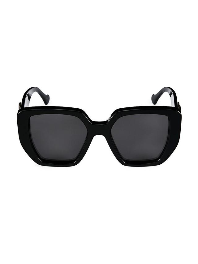 Womens Gucci Generation 54MM Oversized Rectangular Sunglasses Product Image