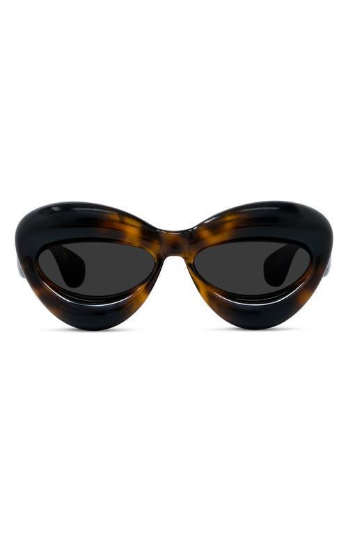 Mens 55MM Inflated Cat-Eye Sunglasses Product Image