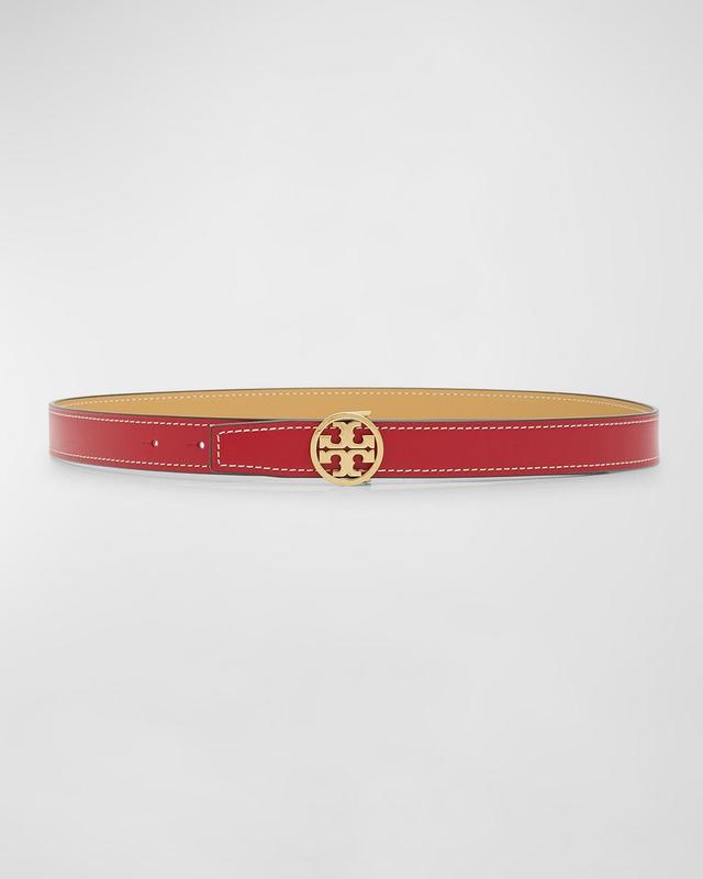 Tory Burch Womens Miller Smooth Reversible Belt Product Image