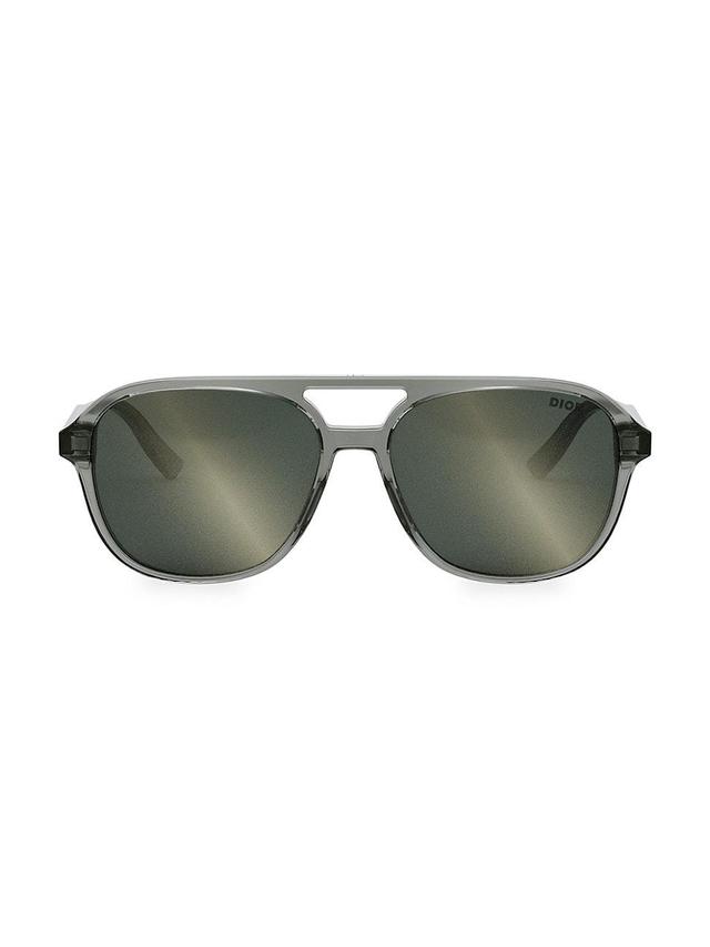 Mens InDior N1I 57MM Pilot Sunglasses Product Image