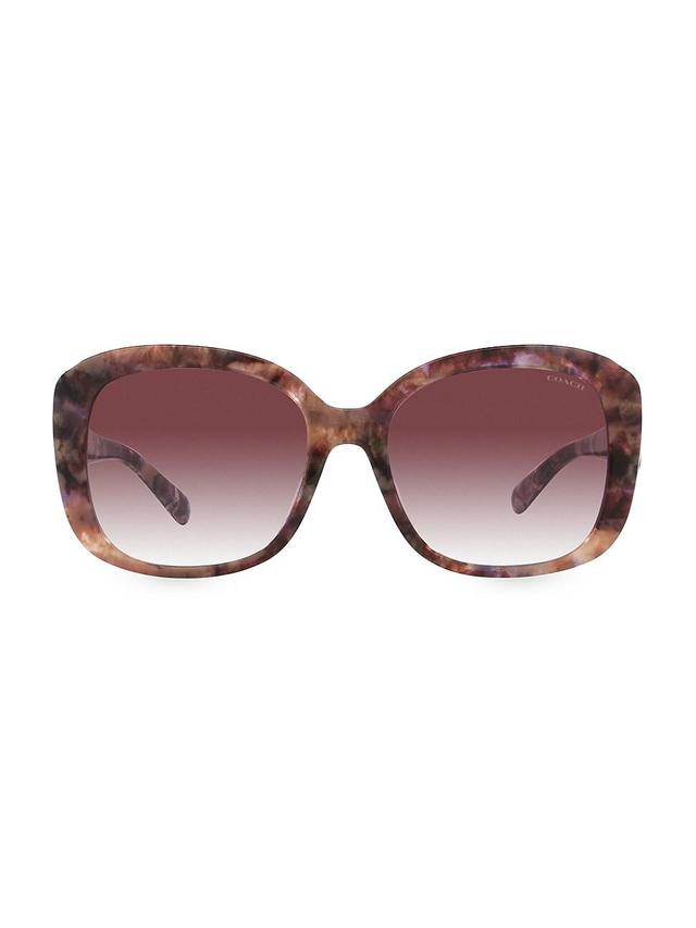 Womens 56MM Square Sunglasses Product Image