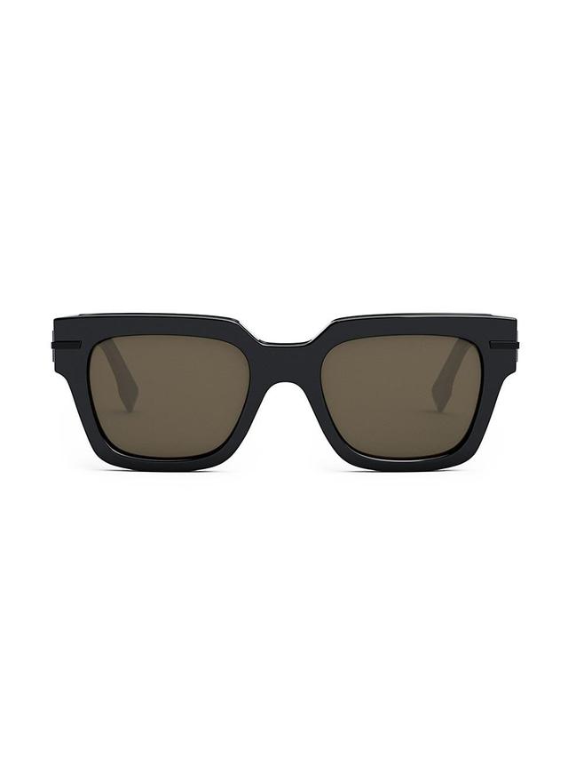 Mens Fendigraphy 51MM Rectangular Sunglasses Product Image