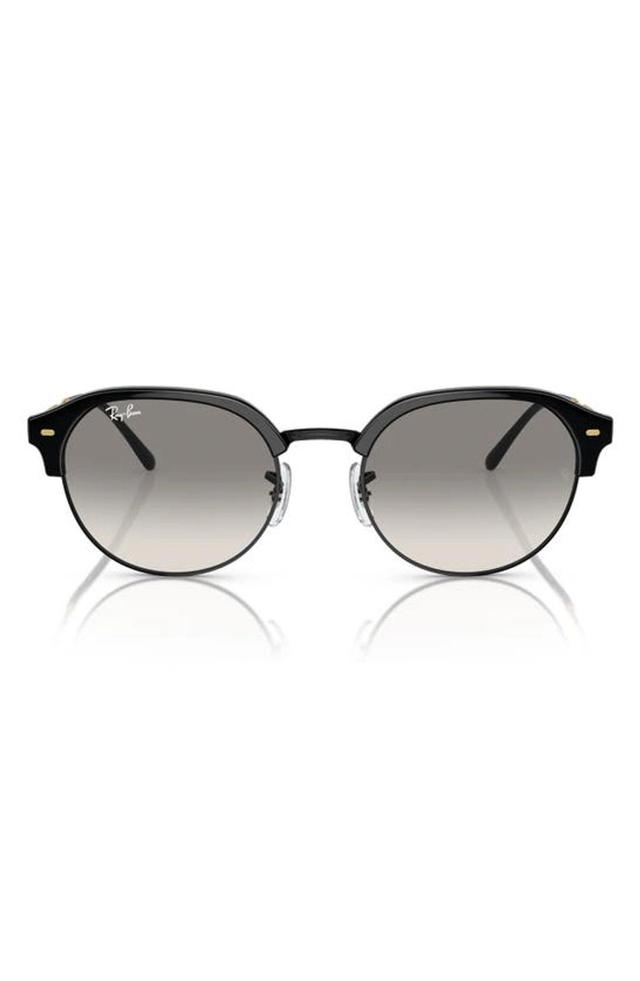 RAY BAN Clubmaster 53mm Sunglasses In Black On Black/arista Product Image