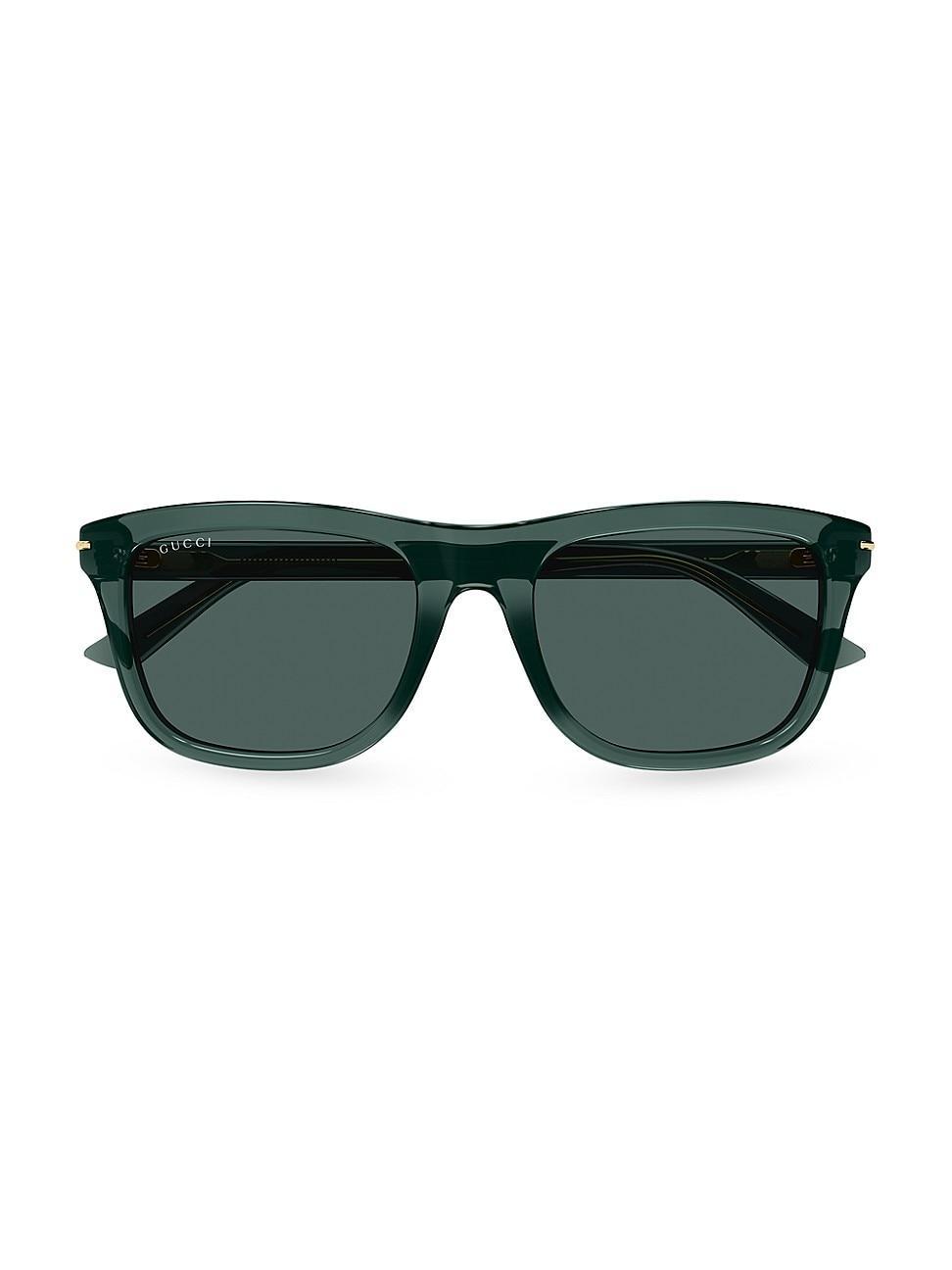 Mens Acetate Rectangle Sunglasses Product Image