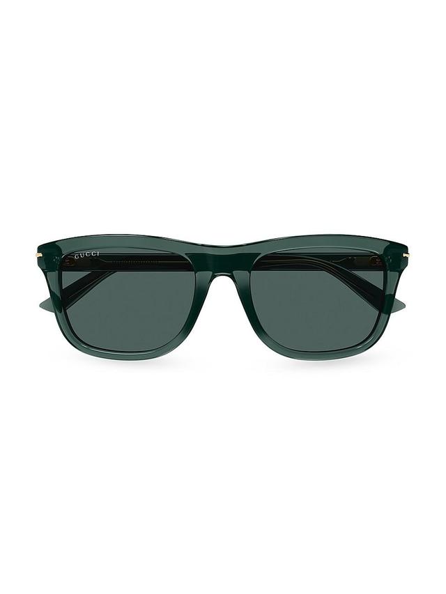 Mens GG Line Squared Recycled Acetate Sunglasses Product Image