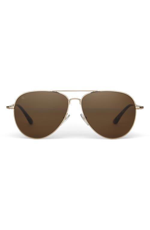 TOMS Hudson 60mm Polarized Aviator Sunglasses Product Image