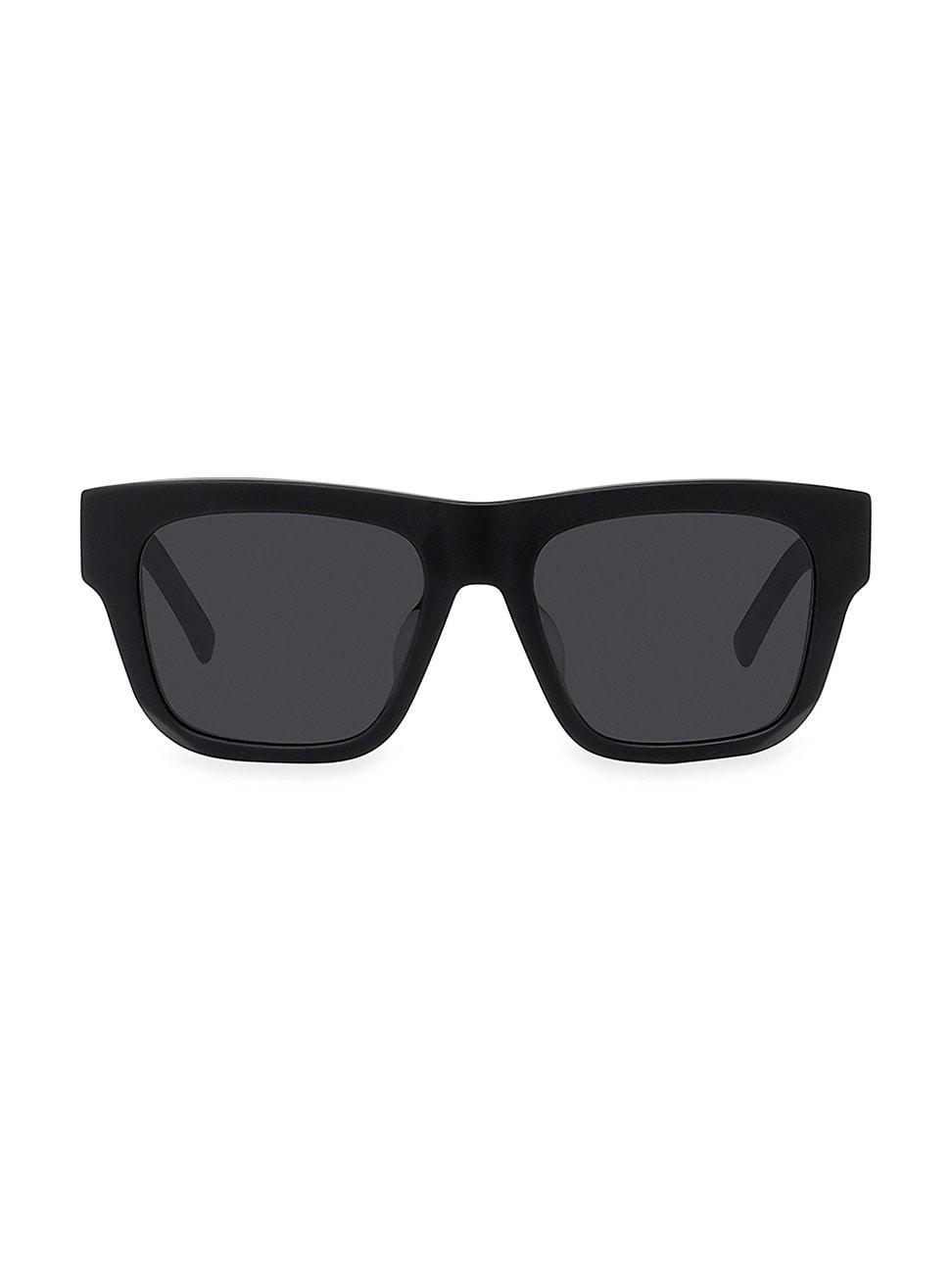 Mens Rectangular 55MM Acetate Sunglasses Product Image