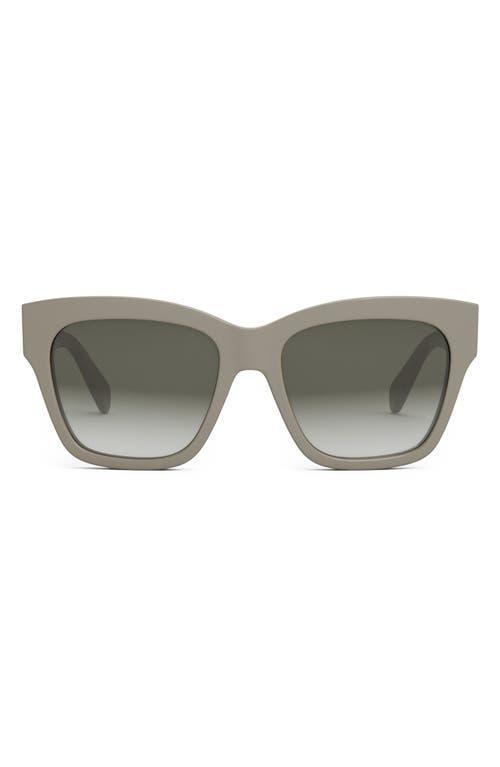 CELINE Triomphe 55mm Round Sunglasses Product Image