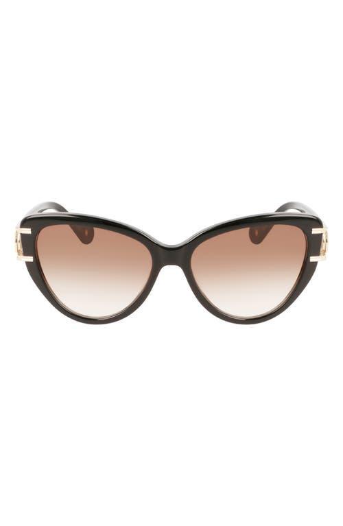 Lanvin Mother & Child 56mm Gradient Cat Eye Sunglasses Product Image