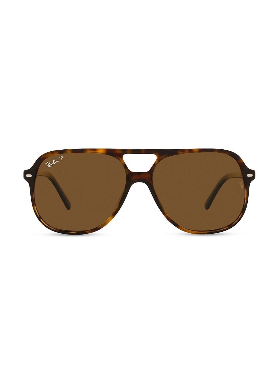 Mens RB2198 Havana 60MM Aviator Sunglasses Product Image