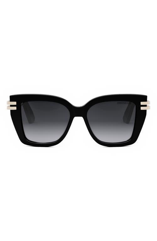 DIOR S1i Sunglasses In Black Gradient Smoke Product Image