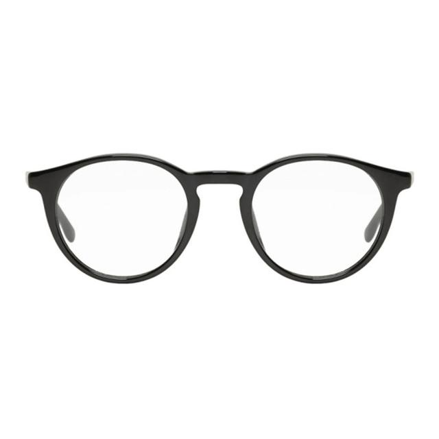 Boss Black Round Glasses In 0807 Black Product Image