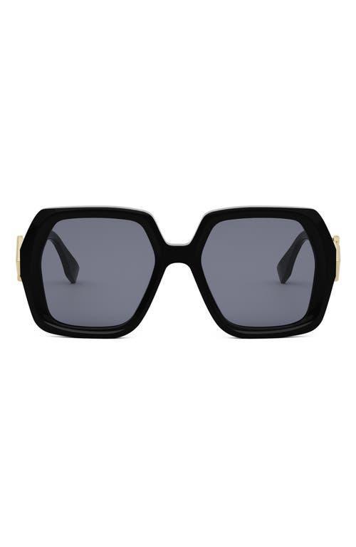 Black Ff Diamonds Sunglasses Product Image