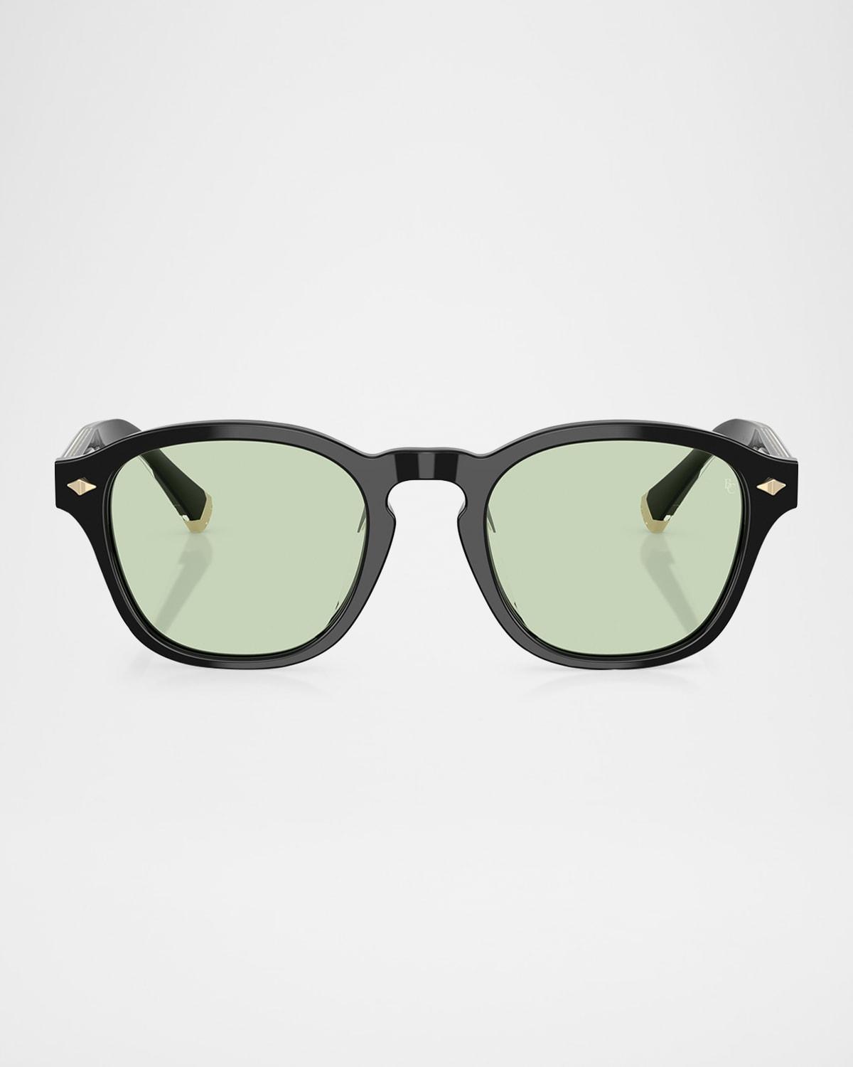 Mens Acetate Square Sunglasses Product Image