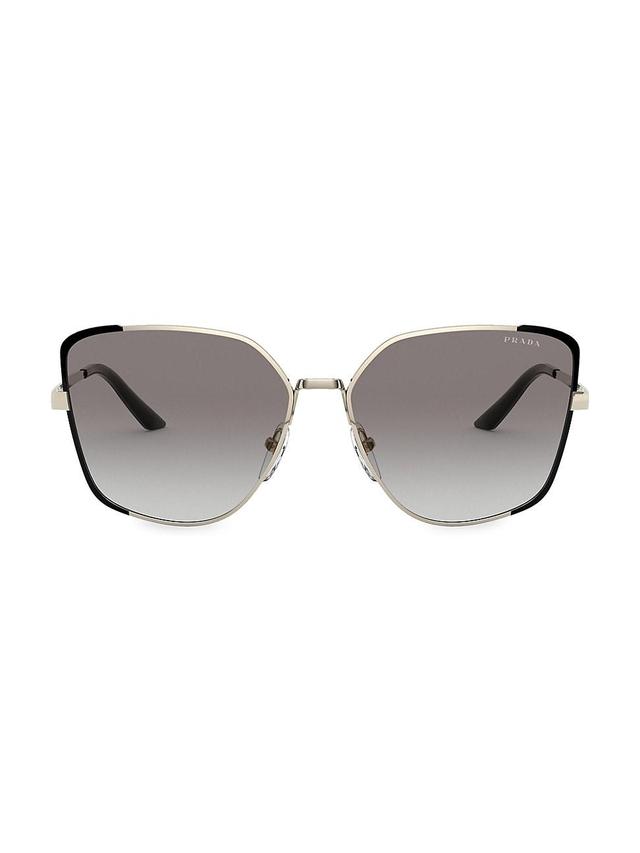 The Fendi First 63mm Gradient Oversize Round Sunglasses Product Image