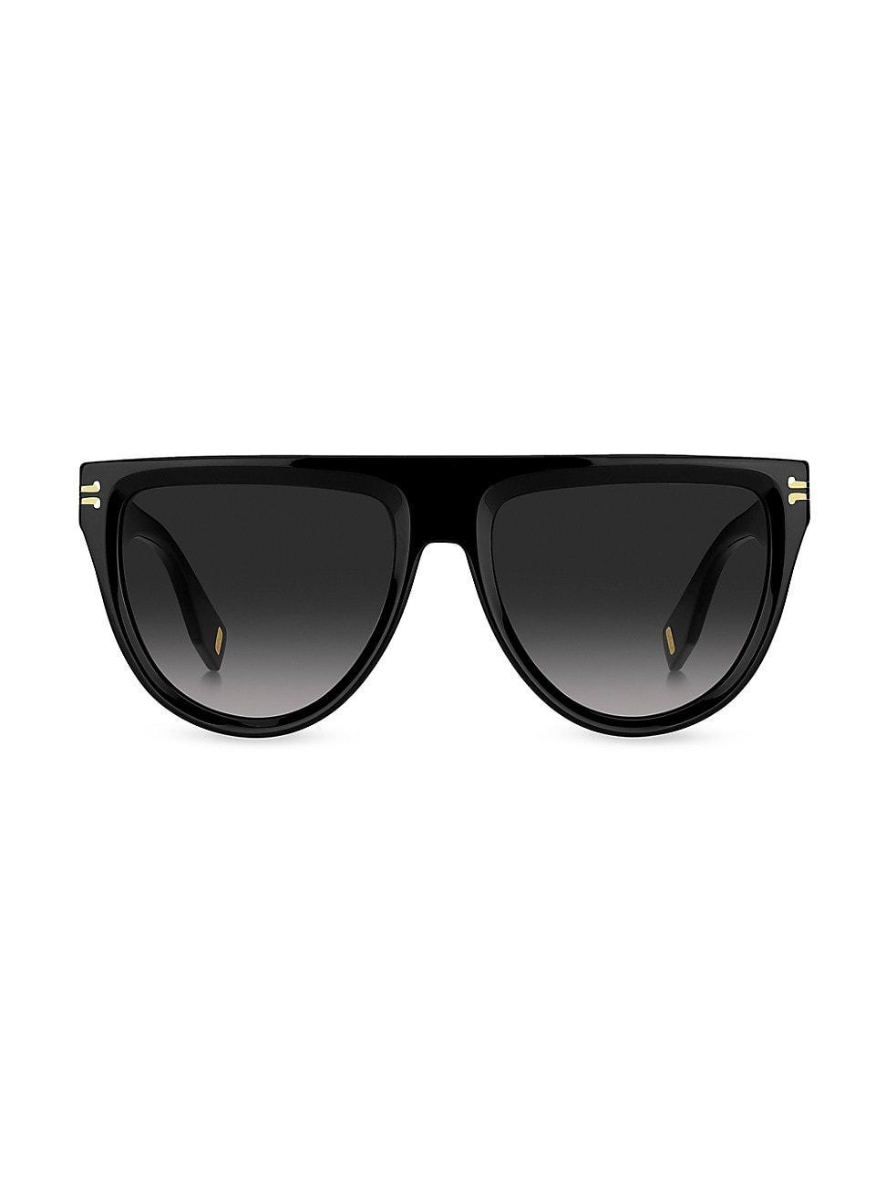 Womens 55MM Gradient Oval Sunglasses product image