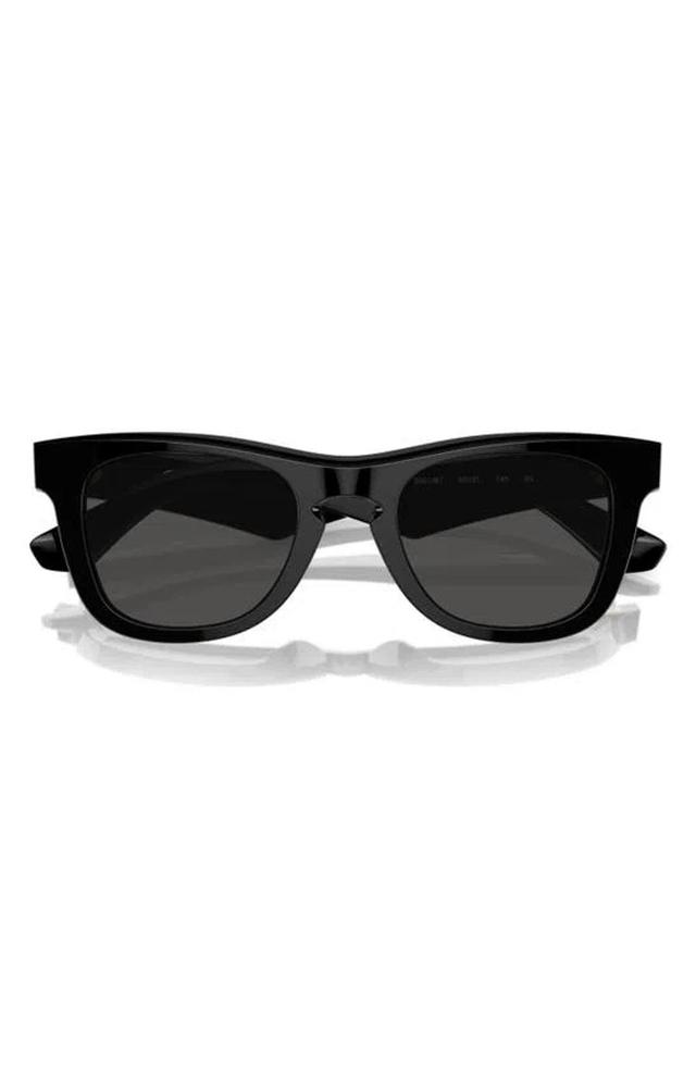 50mm Square Sunglasses In Black Product Image