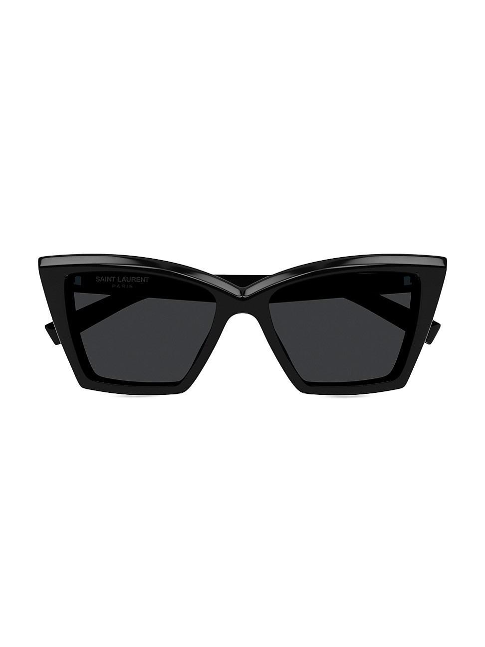 50mm Square Sunglasses In Blue Product Image