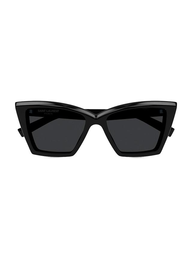 50mm Square Sunglasses In Blue Product Image