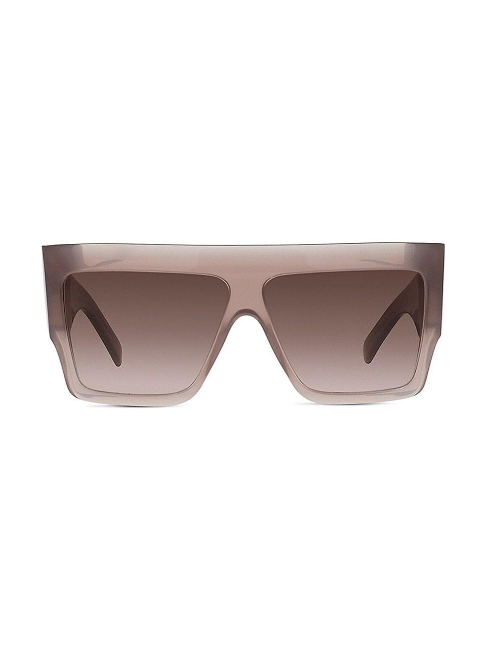 Womens 60MM Rectangular Sunglasses product image